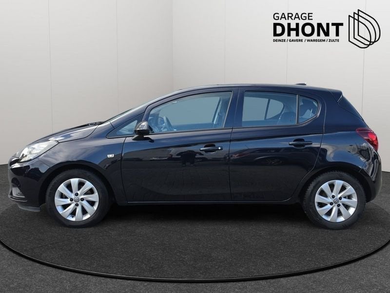 Opel Corsa Enjoy - 1.2 Benzine - Manueel - 70PK, Entreprise, Boîte manuelle, Noir, 5 portes