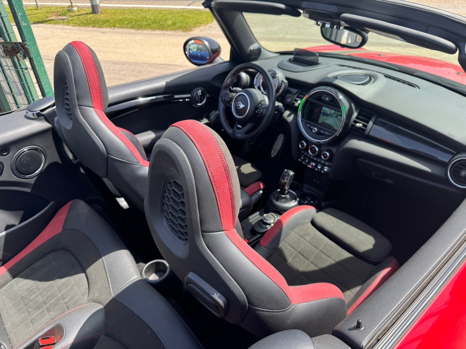 Mini  Cooper 'S  cabrio John Cooper works automaat, Auto's, Lichtsensor, 4 cilinders, Cabriolet, Alcantara