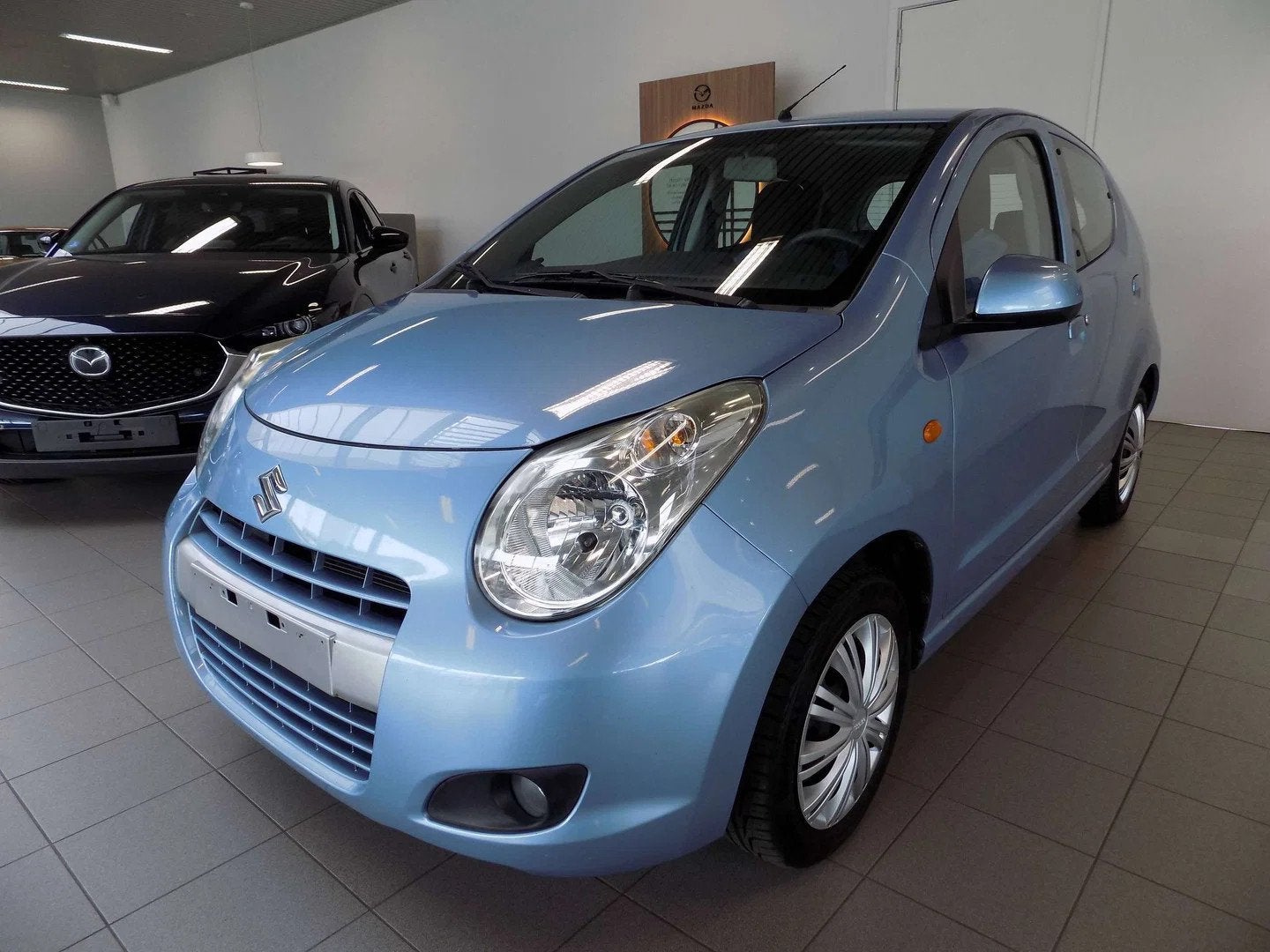 Suzuki Alto 1.0i GL San Airco (bj 2011), Auto's, Suzuki, Stof, Zwart, Blauw, 996 cc