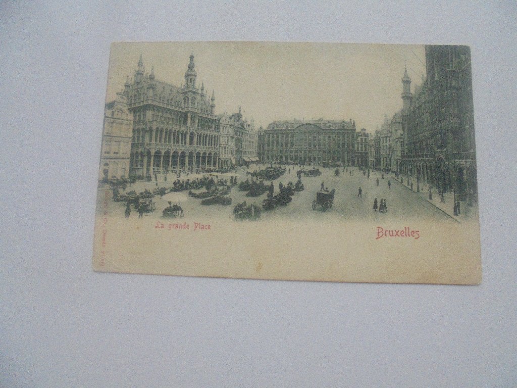 bruxelles- la grand place, Envoi, Avant 1920, Affranchie, Bruxelles (Capitale)