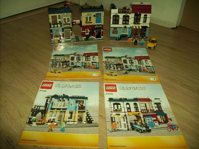 lego creator fietswinkel / cafe 31026, Kinderen en Baby's, Speelgoed | Duplo en Lego, Compleet, Lego, Ophalen of Verzenden, Zo goed als nieuw