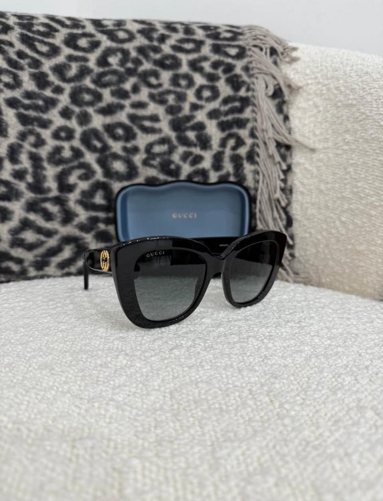 Lunettes de soleil gucci, Zonnebril, Zwart, Zo goed als nieuw, Ophalen