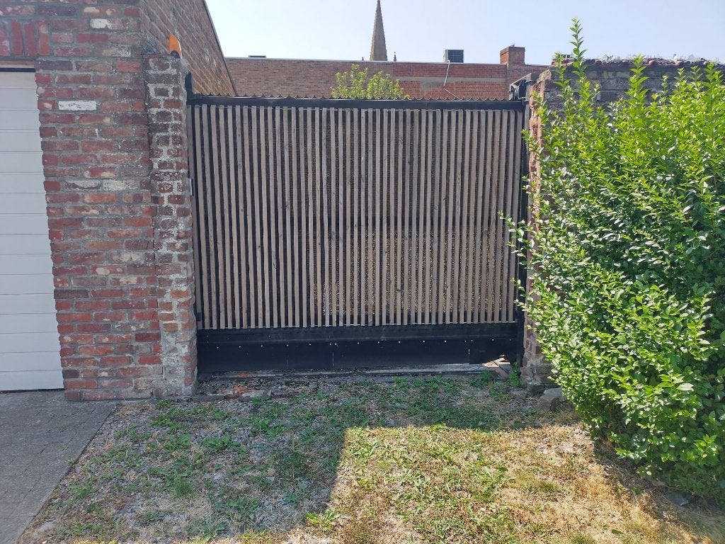 Schuifpoort, Tuin en Terras, Tuinpoorten, Ophalen, Gebruikt, Staal, 200 cm of meer