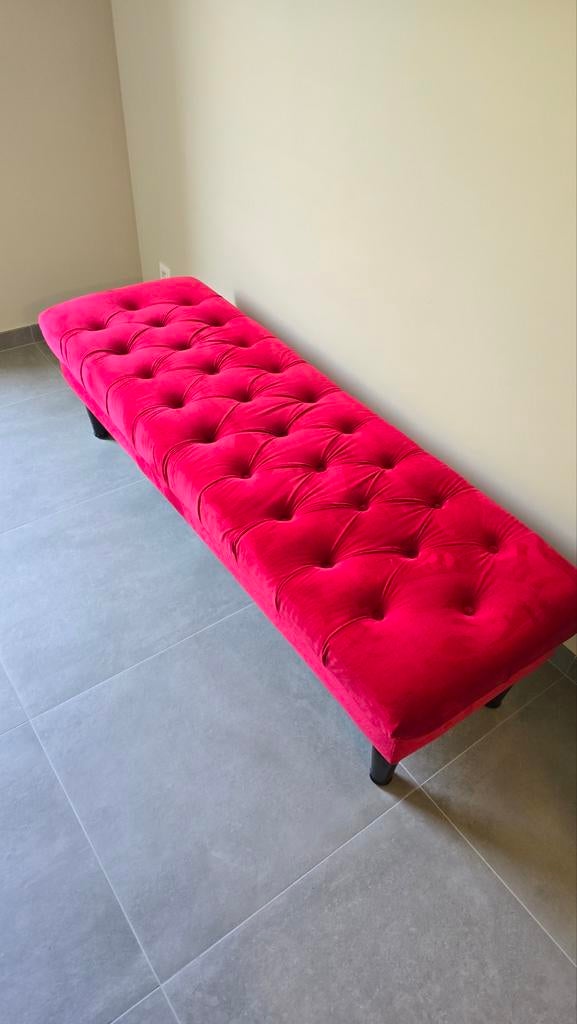 Banc Rinaldo velours rouge, Ophalen