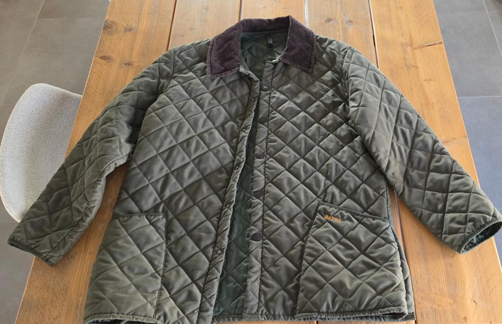 Veste matelassée Barbour taille L, Enlèvement