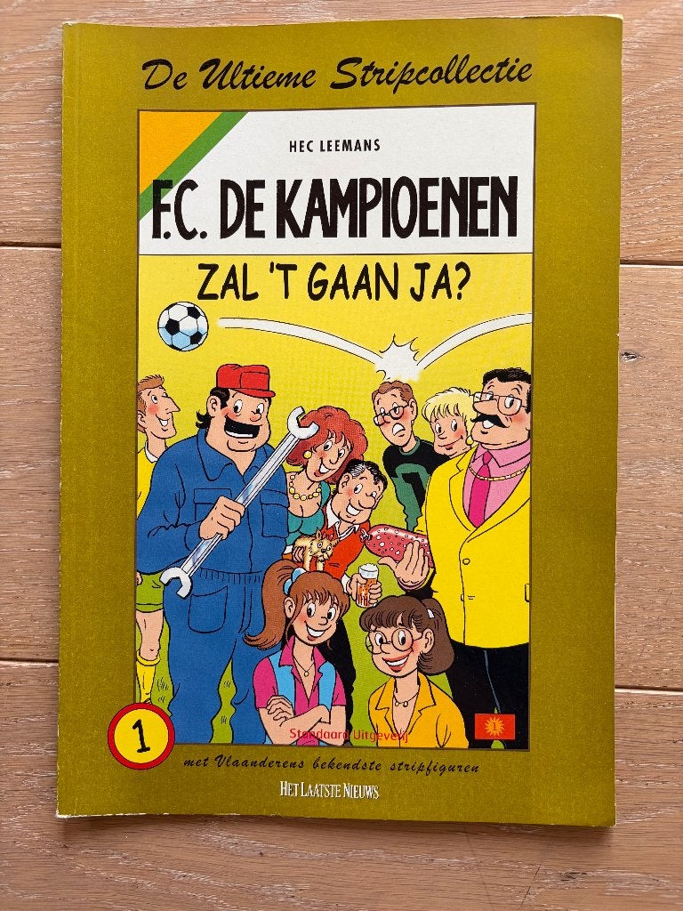 Strip FC De kampioenen: Zal 't gaan ja?, Meerdere stripboeken, Ophalen of Verzenden, Zo goed als nieuw, Hec Leemans (FC De Kampioenen)