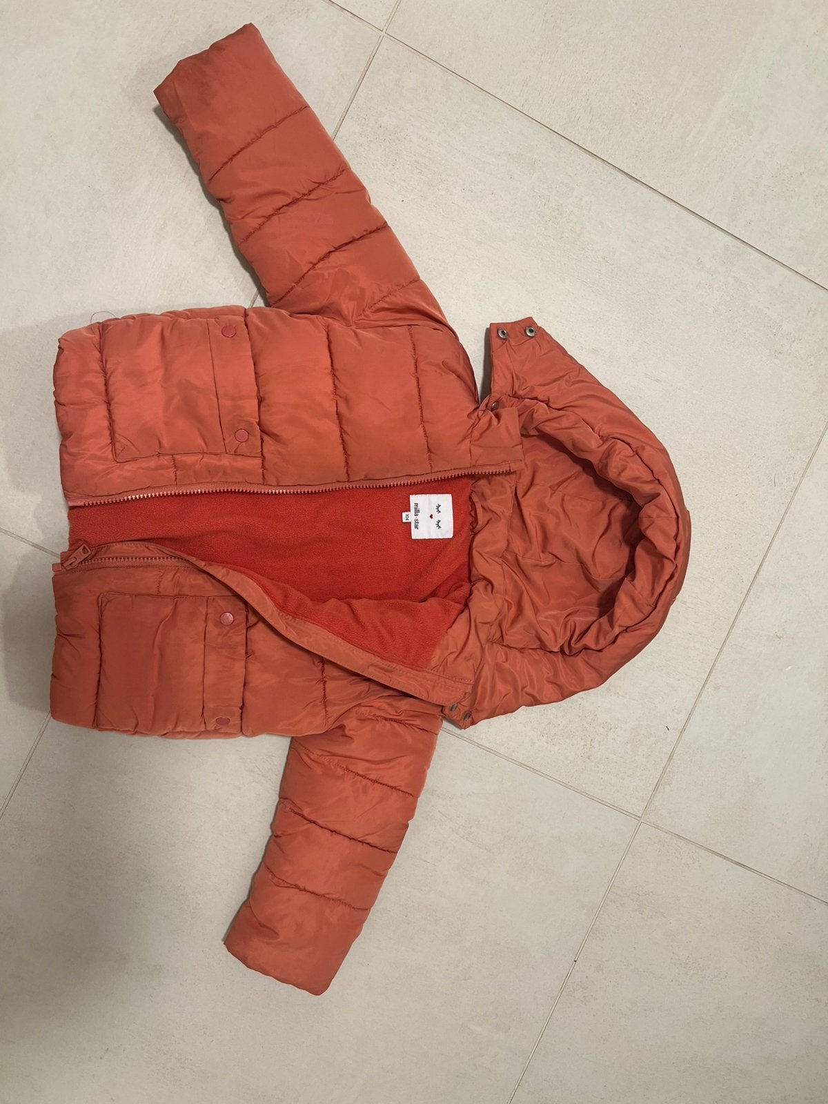 Warme winterjas voor meisjes – Milla Star, maat 104, Ophalen, Zo goed als nieuw, Meisje