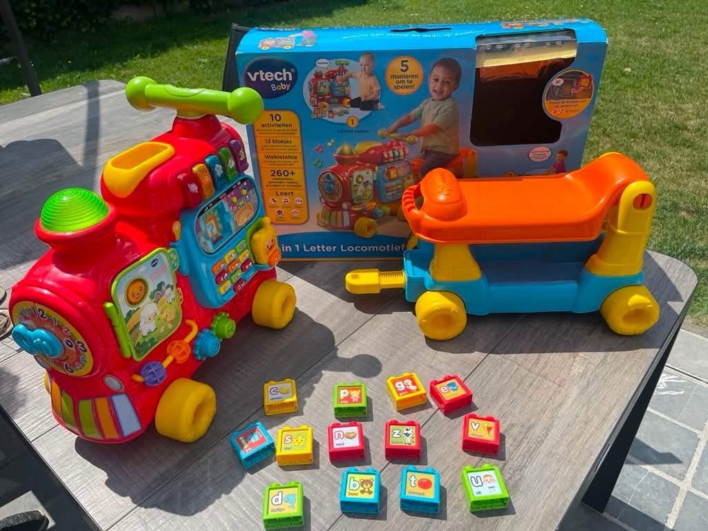 Trein vtech, Kinderen en Baby's, Speelgoed | Vtech, Ophalen, Zo goed als nieuw, 6 maanden tot 2 jaar