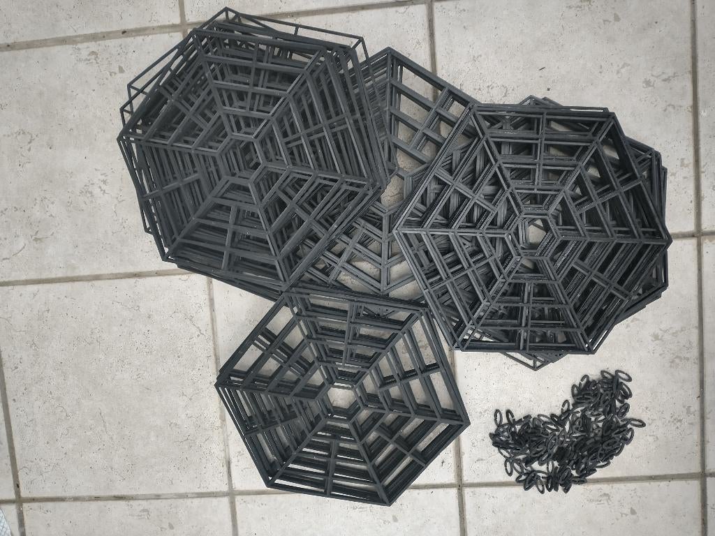 60 grilles de protection anti-hérons pour bassin à clipser, Enlèvement, Comme neuf