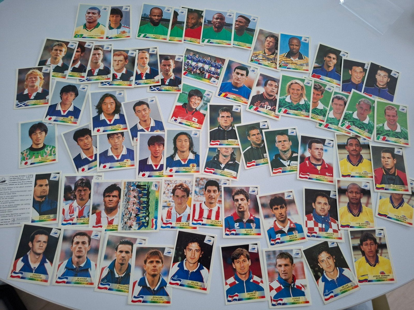 Coupe du monde France 98 panini, Enlèvement ou Envoi