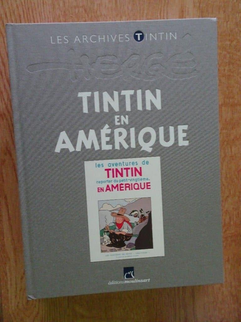 Les Archives Tintin en N&B - En Amérique, Enlèvement ou Envoi, Une BD, Utilisé, Hergé