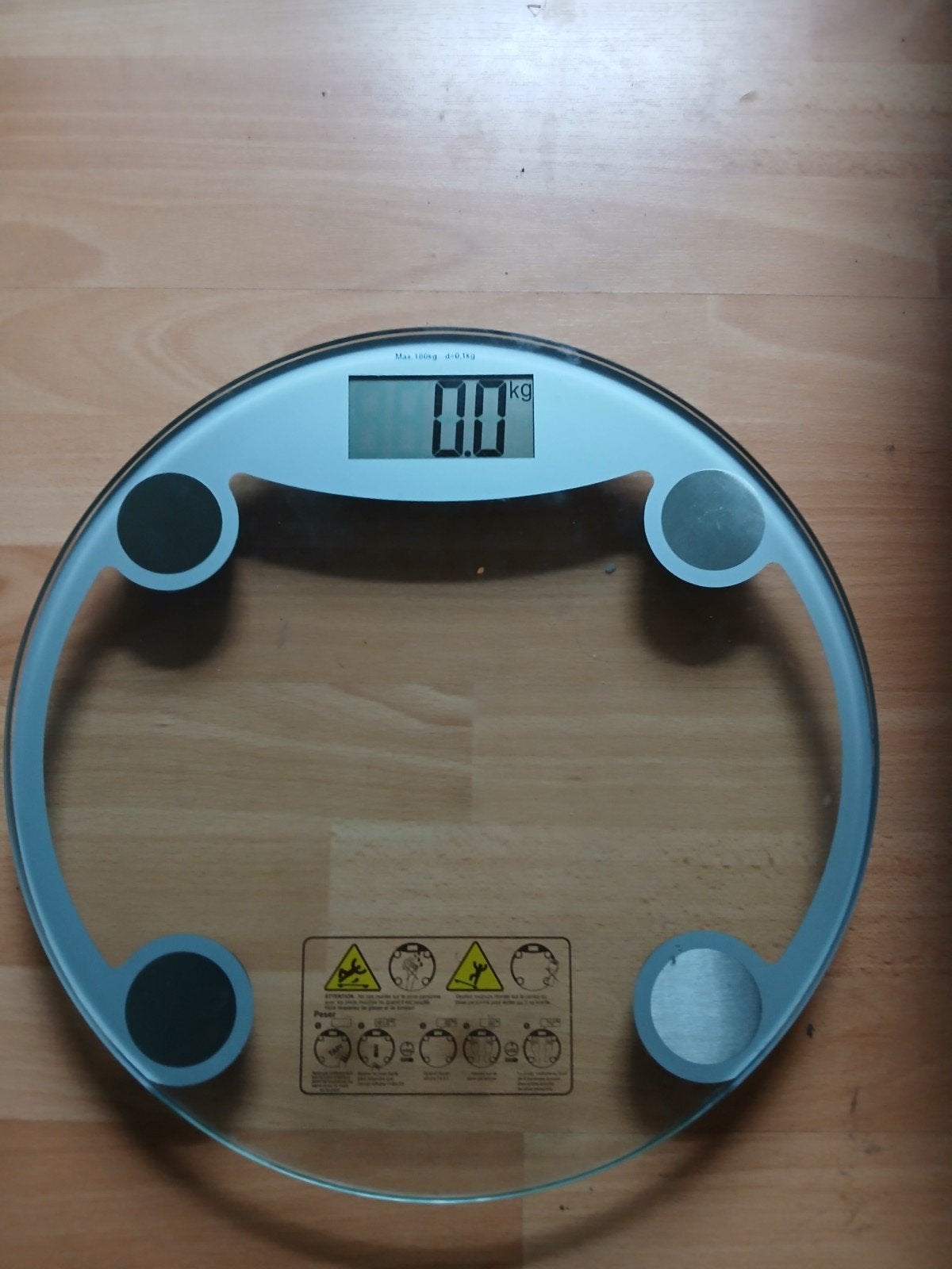 Weegschaal tot 180 kg, Ophalen