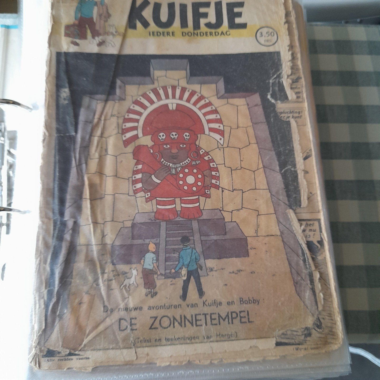 Blake en mortimer Het geheim van de zwaardvis Kuifje weekbl, Boeken, Stripverhalen, Ophalen of Verzenden