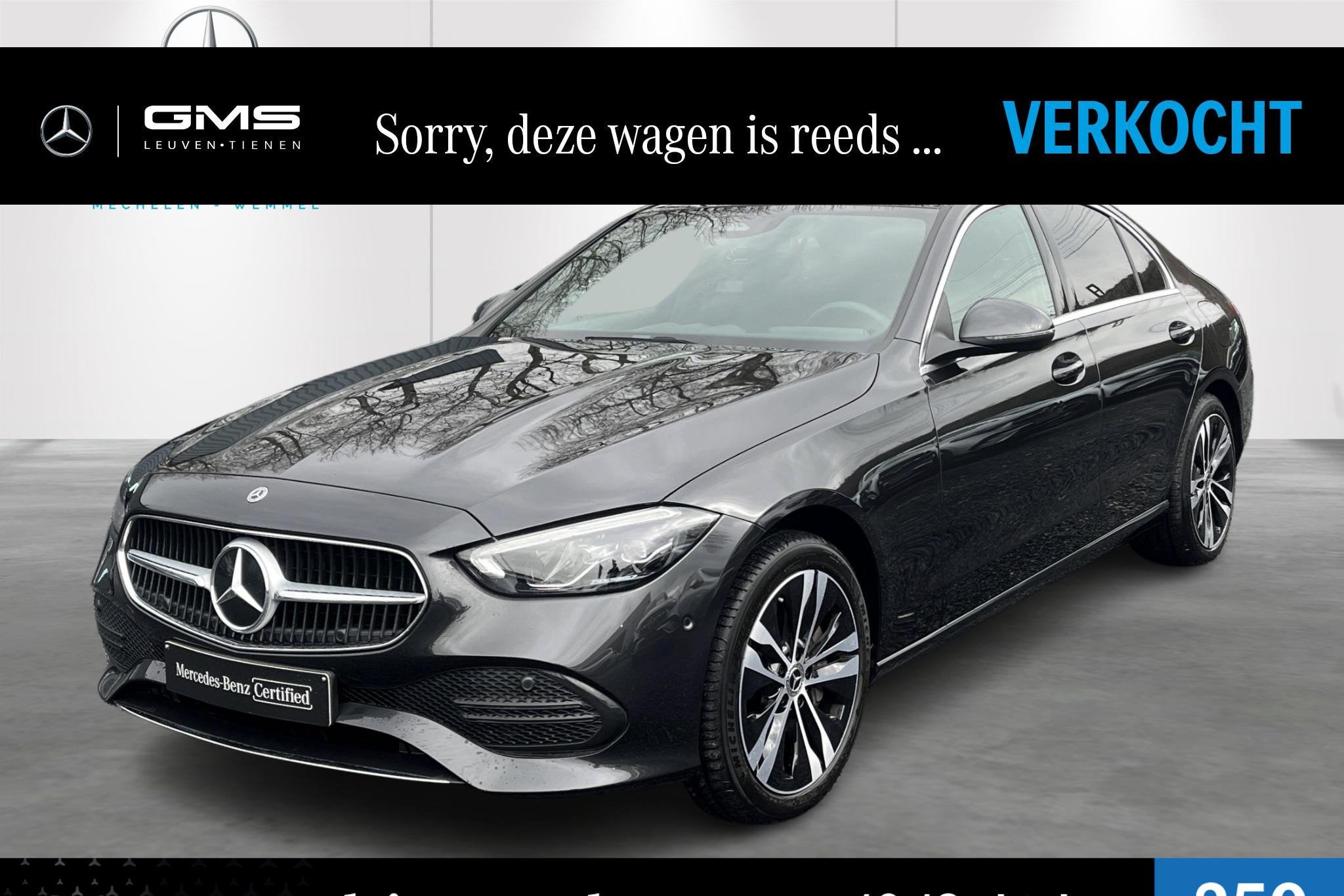 Mercedes-Benz C-Klasse C 300 e Luxury Line (automatique), Volant multifonction, Argent ou Gris, 1800 kg, 4 portes
