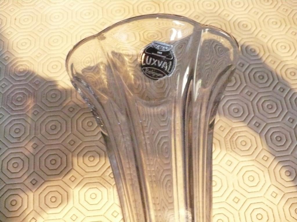 vase val st lambert/ luxval/1930/art deco, Antiquités & Art, Enlèvement ou Envoi