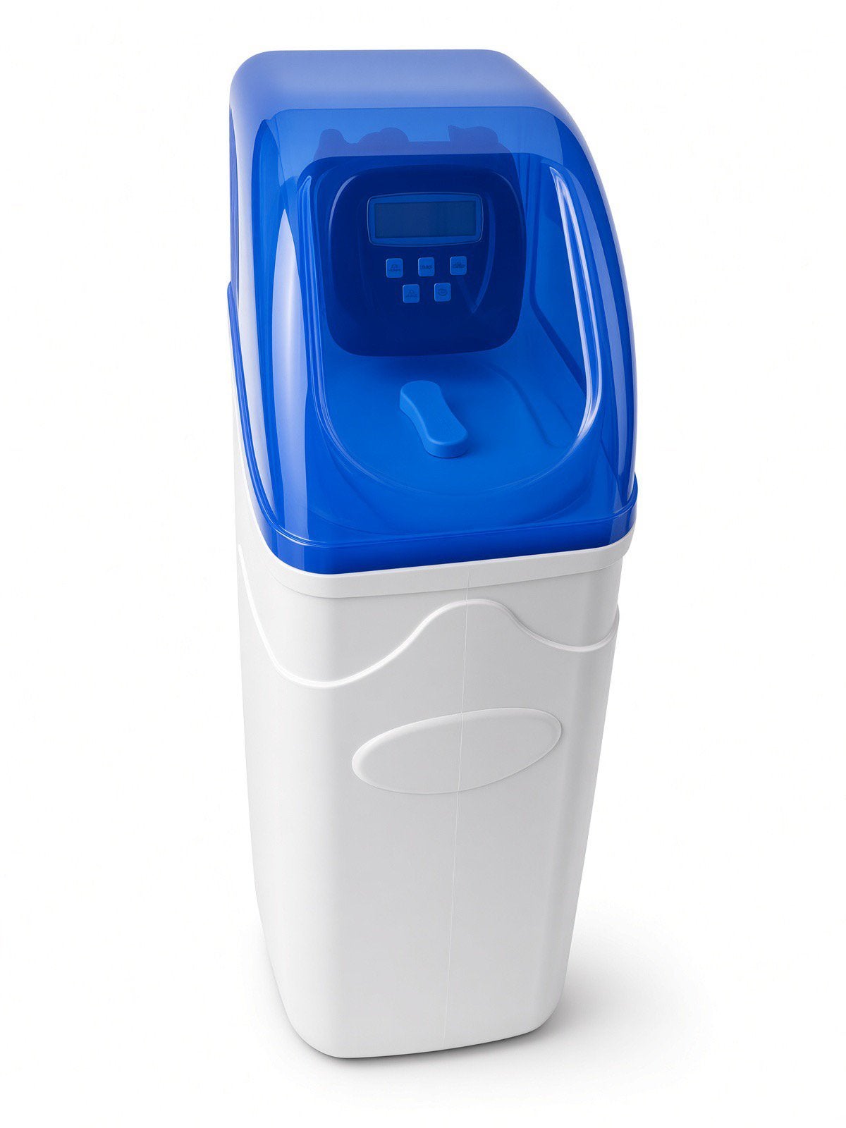 Adoucisseur d'eau (bleu/blanc) - en bon état, Electroménager, Adoucisseurs d'eau, Enlèvement, Comme neuf