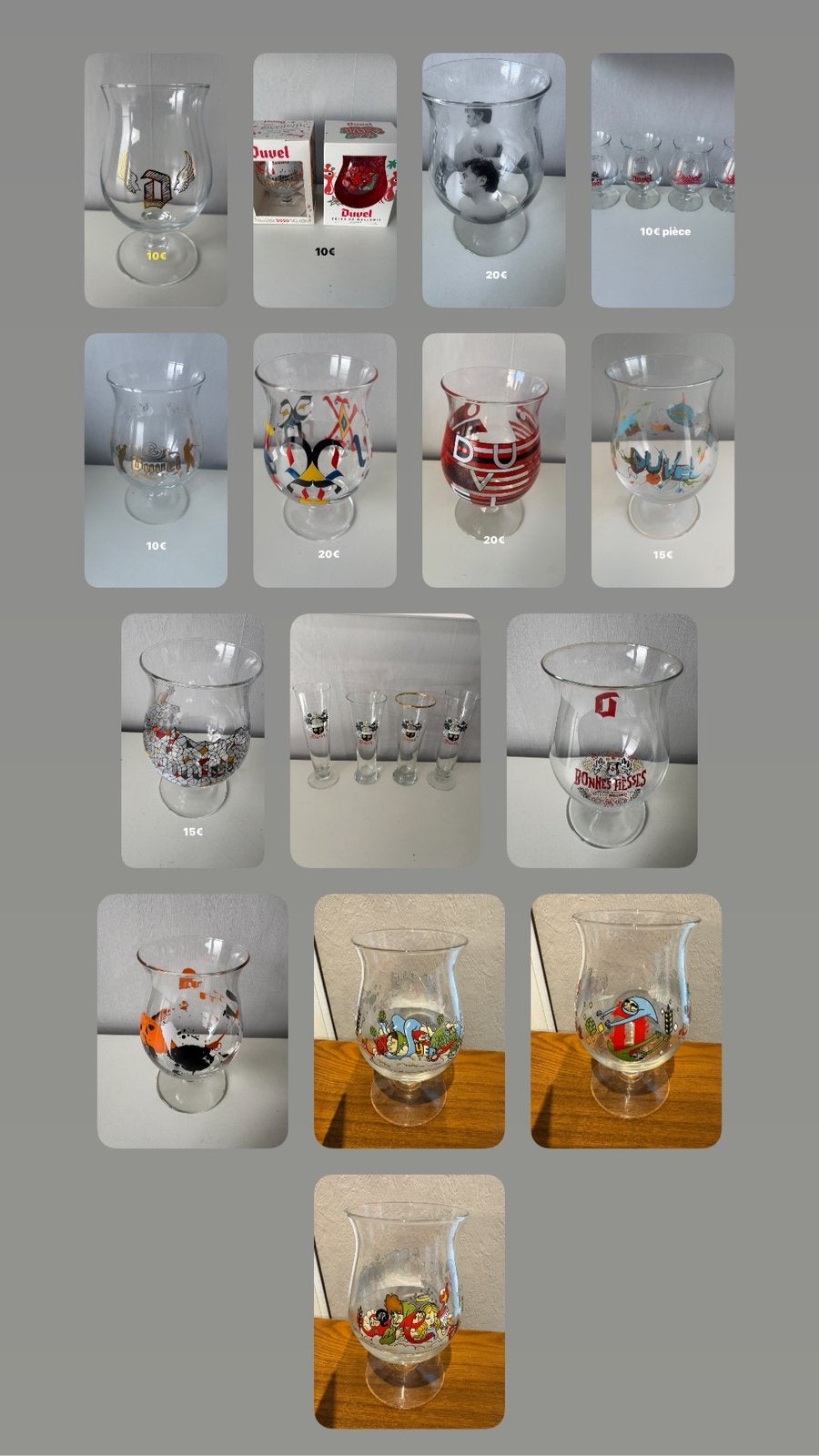 Verres DUVEL de collection, Collections, Enlèvement ou Envoi, Neuf, Duvel