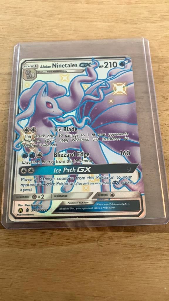 Alonan ninetales gx, Ophalen, Zo goed als nieuw, Losse kaart