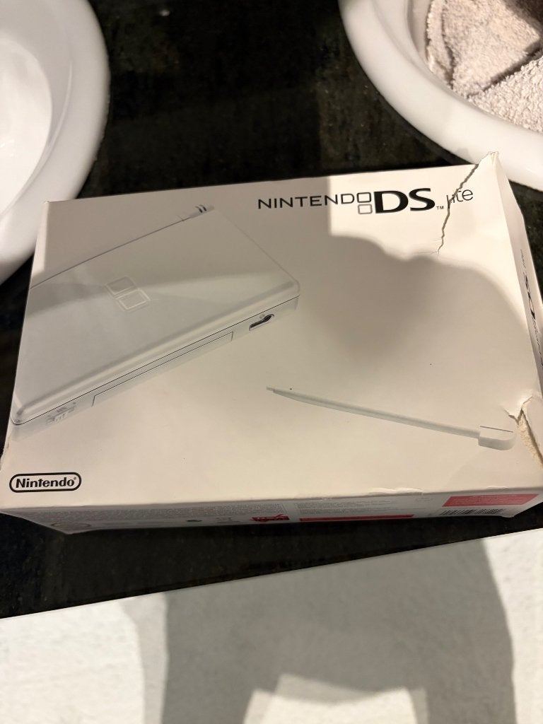 Nintendo ds lite, Games en Spelcomputers, Ophalen, Zo goed als nieuw, Wit, DS Lite