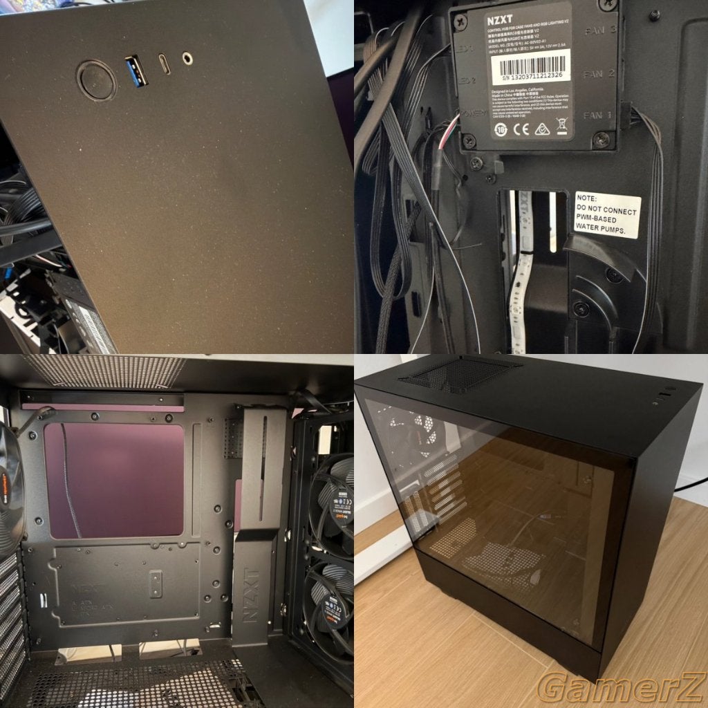 Hoesje nzxt h510i rgb zwart atx 3 fanssilentwings 3 bequiet, Computers en Software, Computerbehuizingen, Ophalen of Verzenden