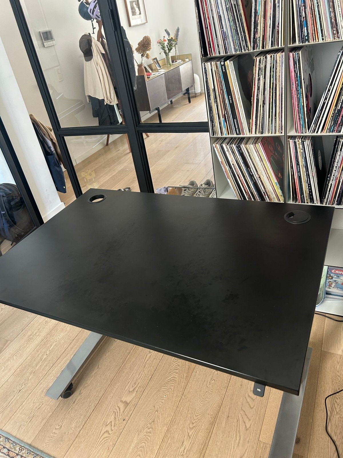 Bureau met variabele hoogte, Huis en Inrichting, Bureaus, Ophalen, Elektrisch, 120 cm, Hout
