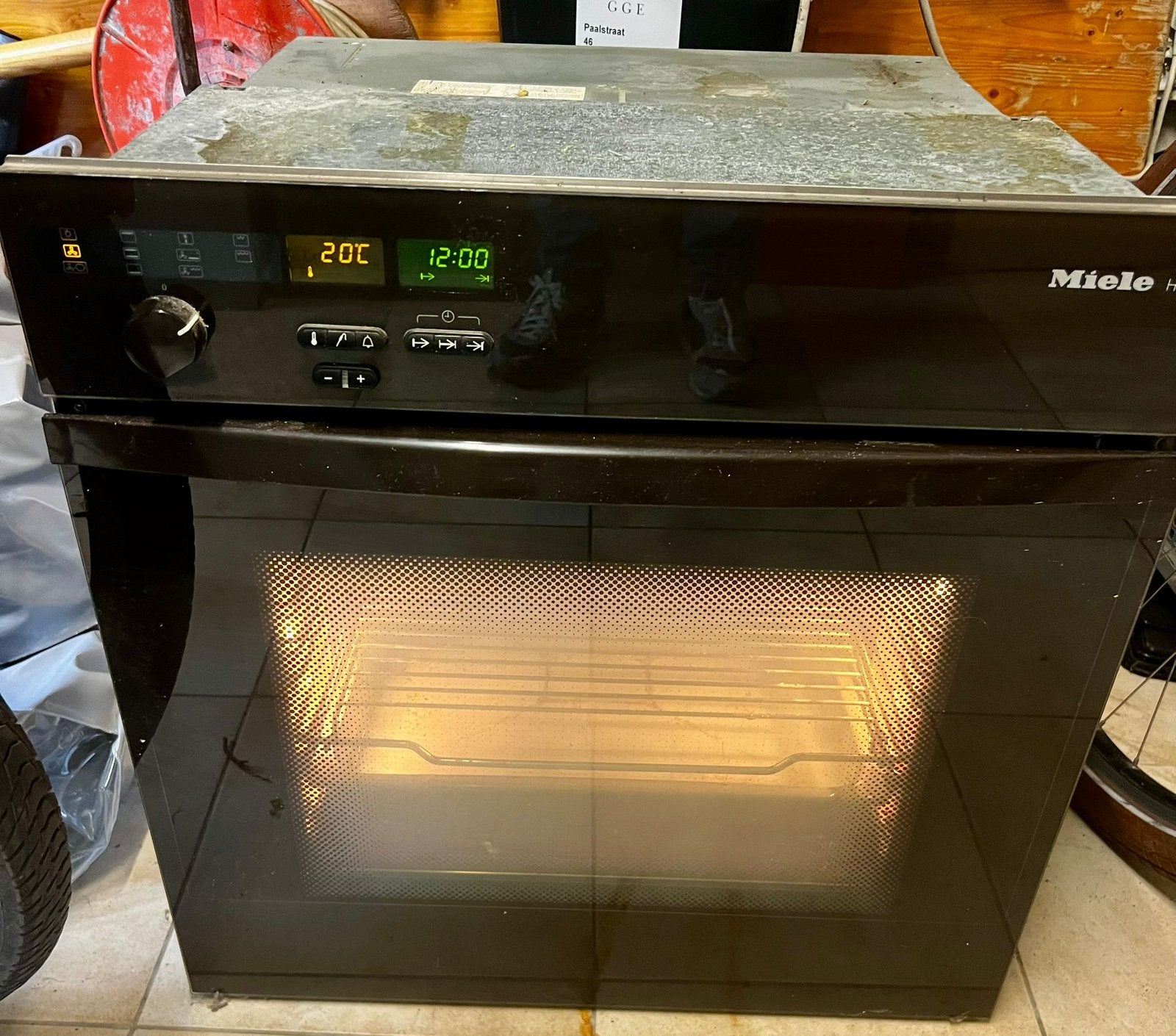 Inbouwoven Miele, Ophalen, Gebruikt, Combi-oven, Inbouw