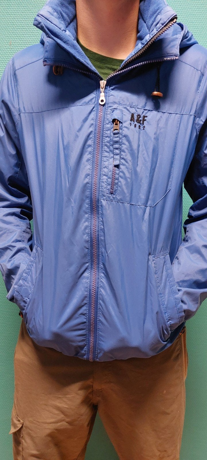 blauwe jas M, Kleding | Heren, Ophalen of Verzenden