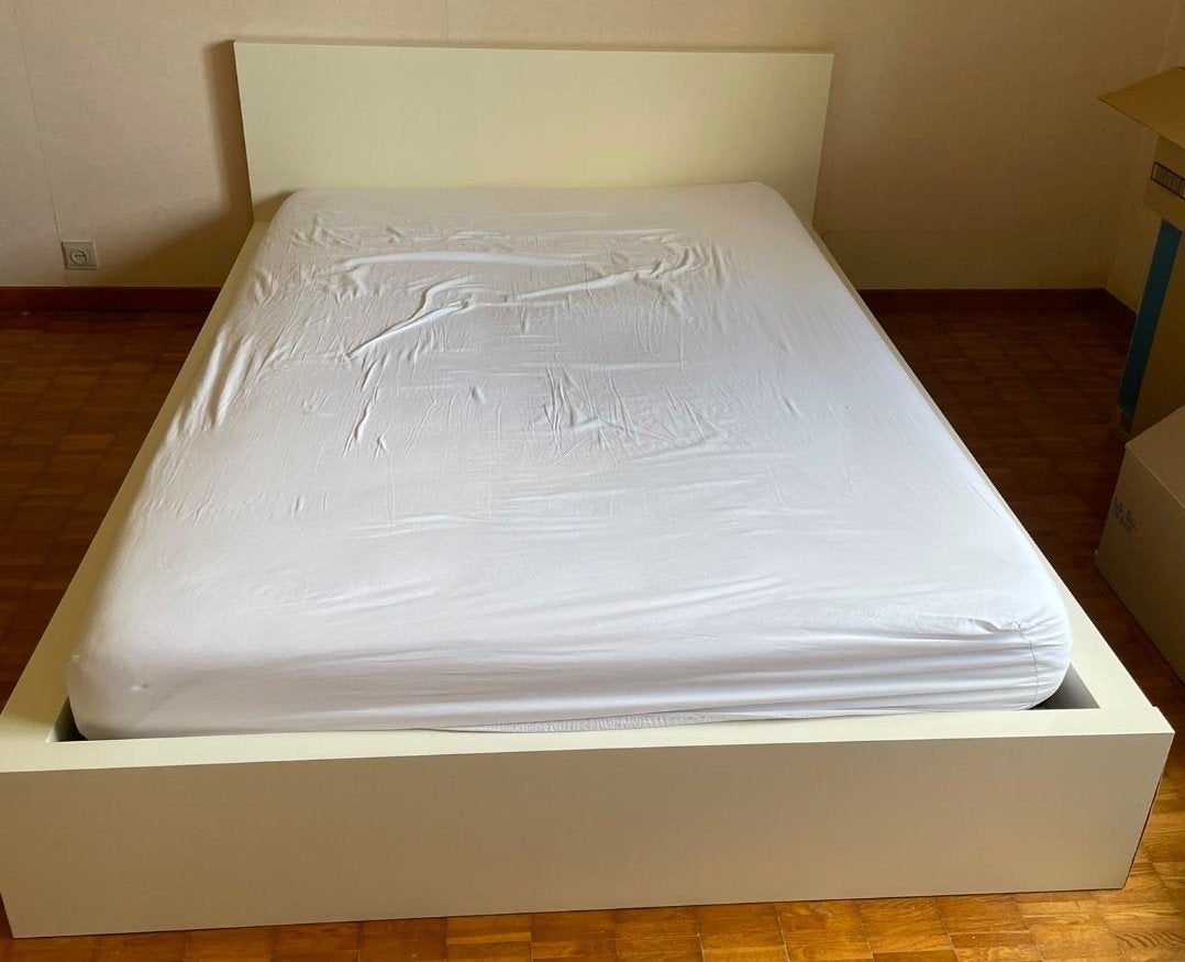 Twijfelaar ikea, Huis en Inrichting, Slaapkamer | Bedden, Ophalen, Twijfelaar, Wit