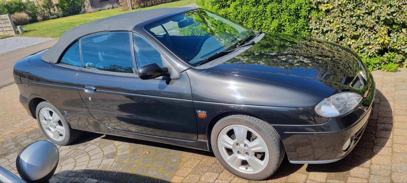Renault megane cabrio 2002, Cuir, Cabriolet, Noir, 2 portes
