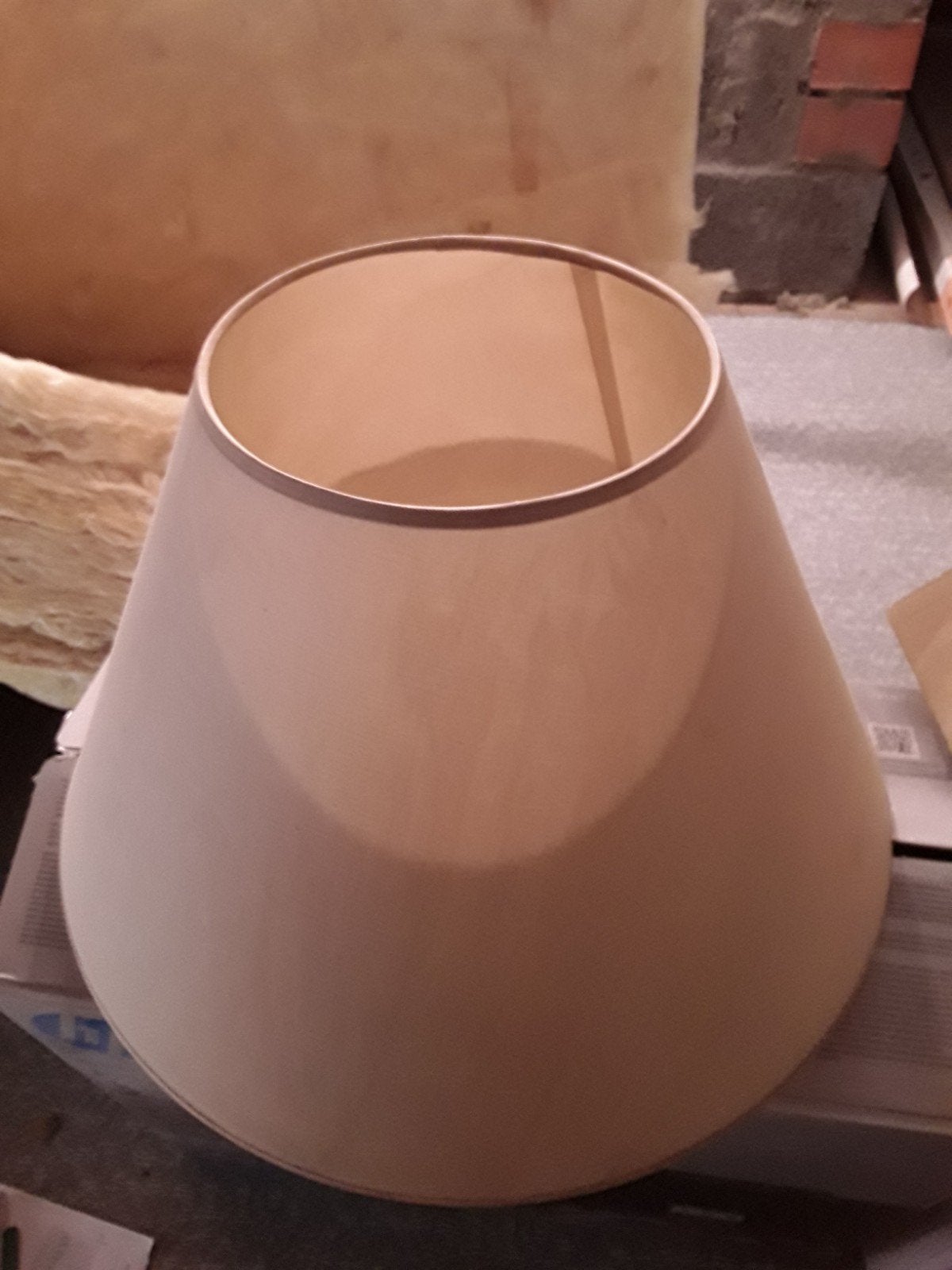 kap van sfeerlamp, Ophalen, Wit
