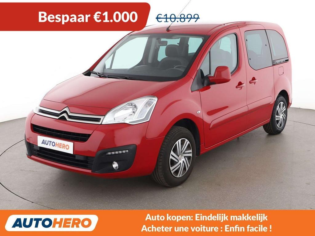 Citroën Berlingo 1.6 Feel (bj 2016), Voorwielaandrijving, Stof, Gebruikt, Zwart