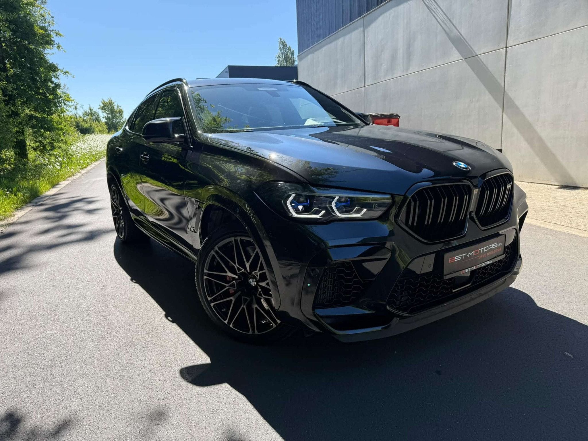 BMW X6 M X6 M 4.4 V8 Competition Black/Black - BTW - Full Op, Auto's, Automaat, Gebruikt, 4395 cc, Bedrijf