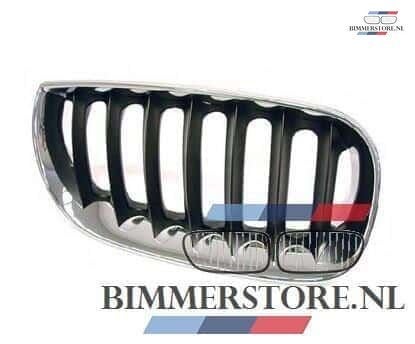 Originele grille zwart/chroom rechts BMW X3 E83, -, -, Nieuw, Ophalen of Verzenden