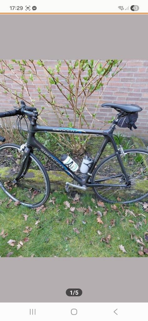 Sirocco racefiets maat 58 carbon, Fietsen en Brommers, Ophalen