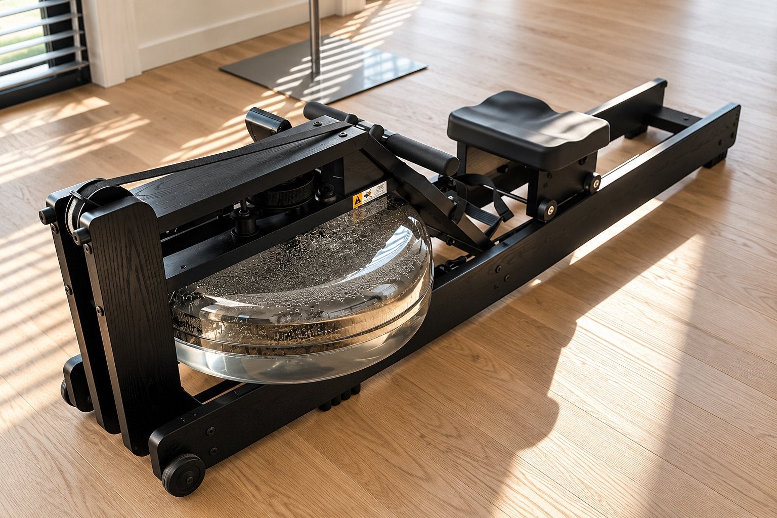 WaterRower All Black, premium roeitrainer met waterweerstand, Ophalen, Zo goed als nieuw, Overige materialen, Roeitrainer