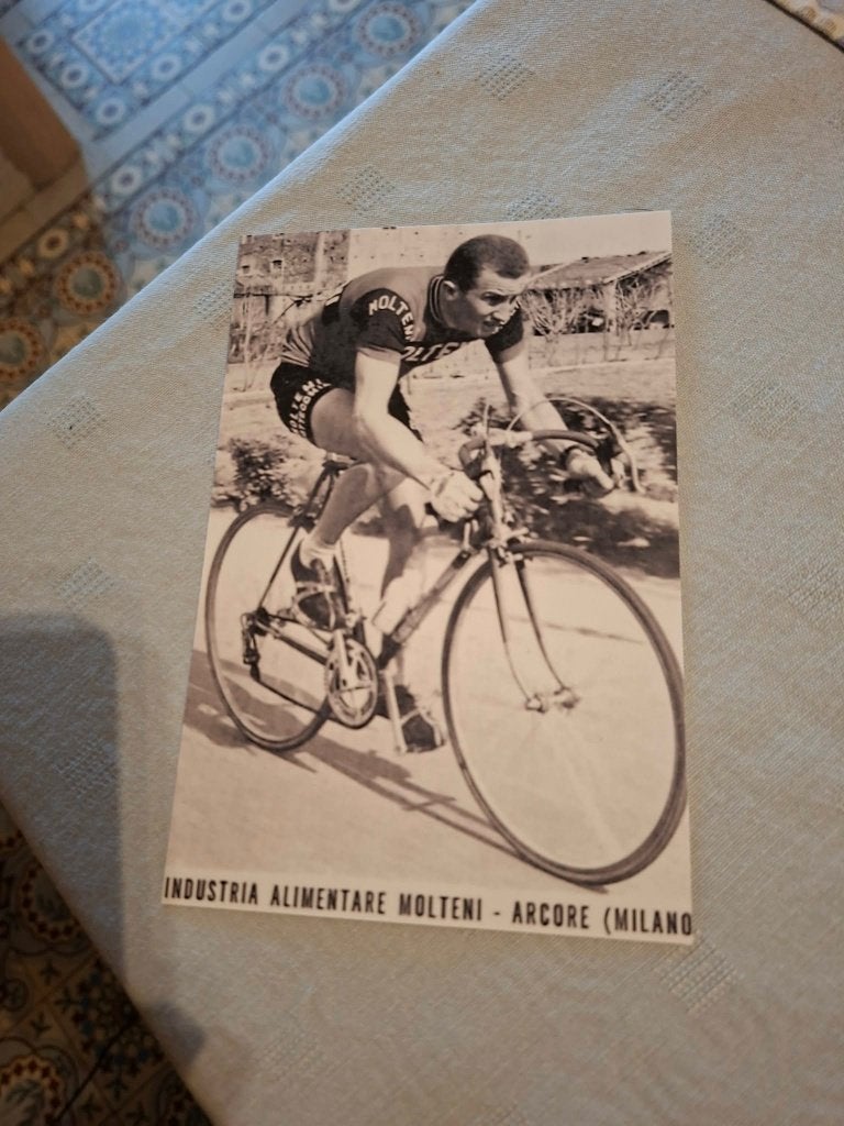 Foto (Repro) Gianni Motta / Molteni-Arcore, Ophalen of Verzenden, Zo goed als nieuw, Poster, Plaatje of Sticker