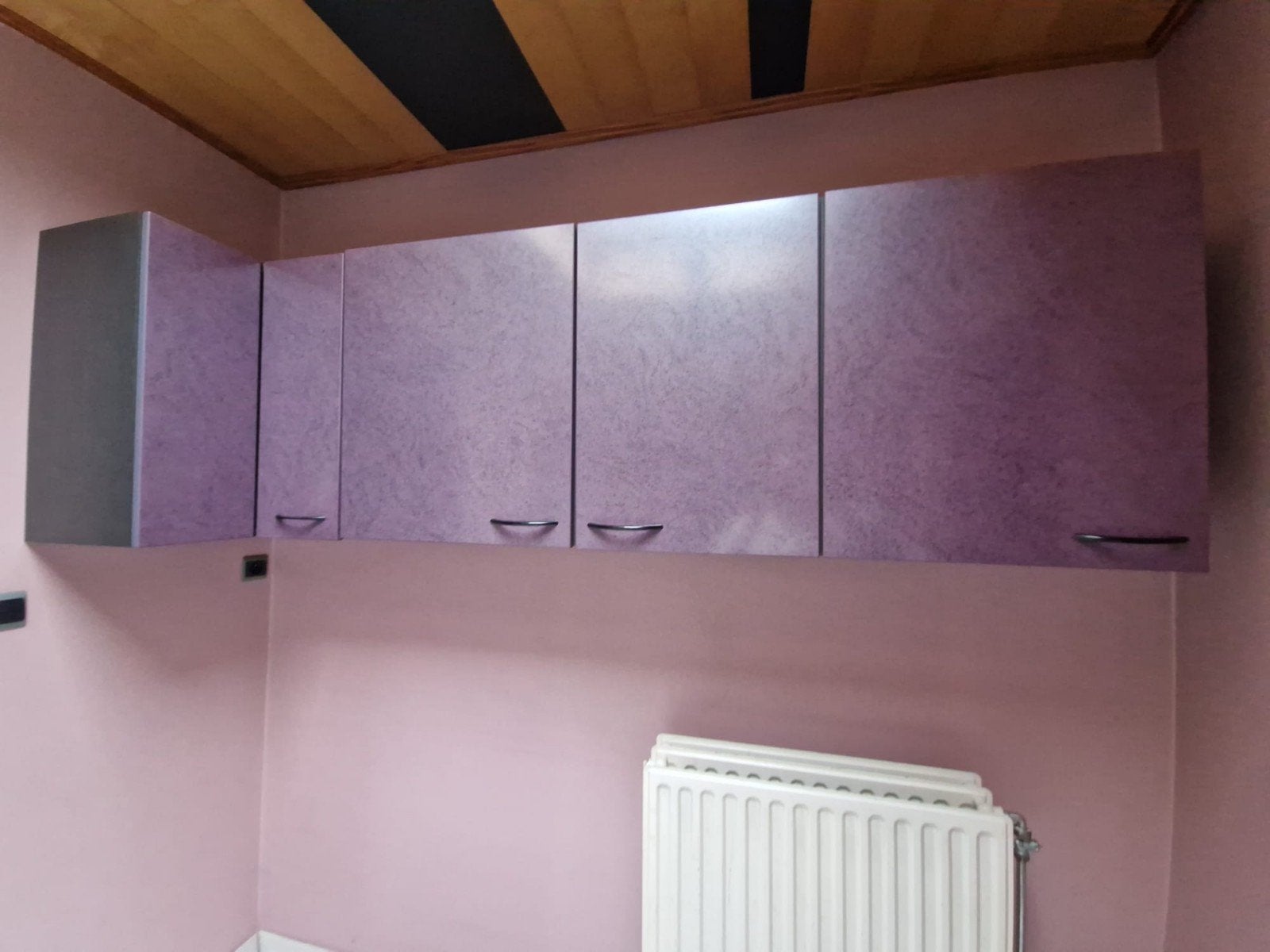 keuken, Huis en Inrichting, Ophalen, Gebruikt, Blauw, Hoekkeuken