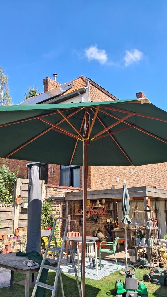 Grand nouveau parapluie robuste., Jardin & Terrasse, Parasols, Enlèvement, Base de parasol