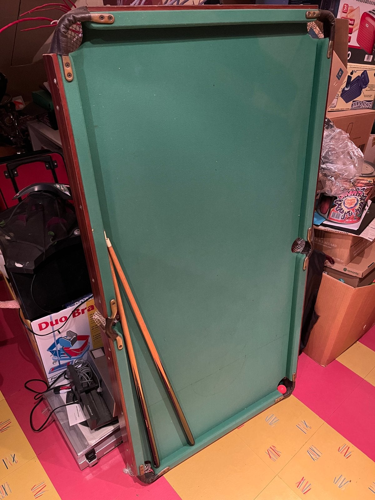 Pooltafel tafelmodel, Sport en Fitness, Ophalen, Gebruikt, Pooltafel