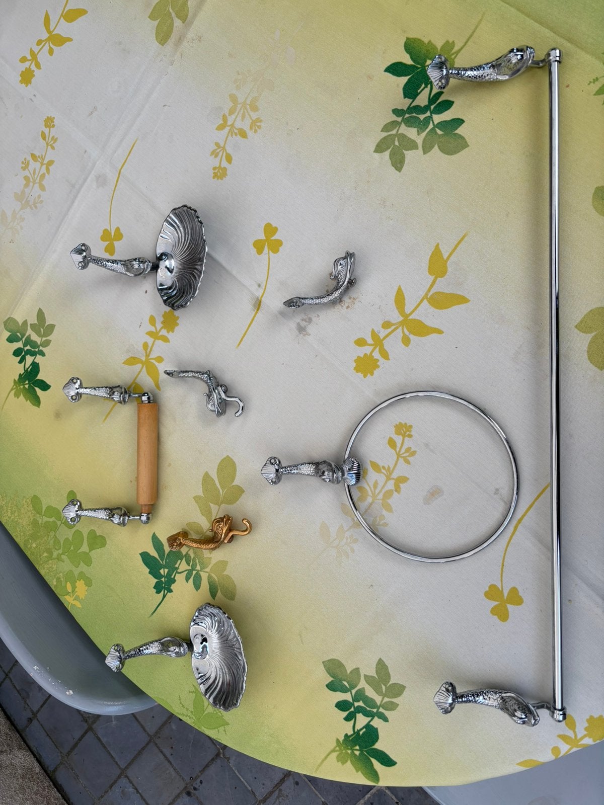 Ensemble de salle de bain vintage, Enlèvement ou Envoi