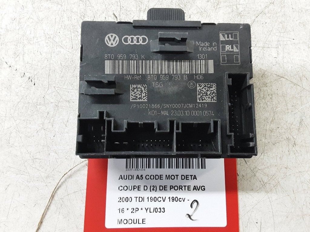UNITE ELECTRONIQUE Audi A5 (F53 / F5P) (8T0959793B), Auto-Union-Straße  1,
85057  Ingolstadt, DE, Info@audi.de, Audi, Utilisé