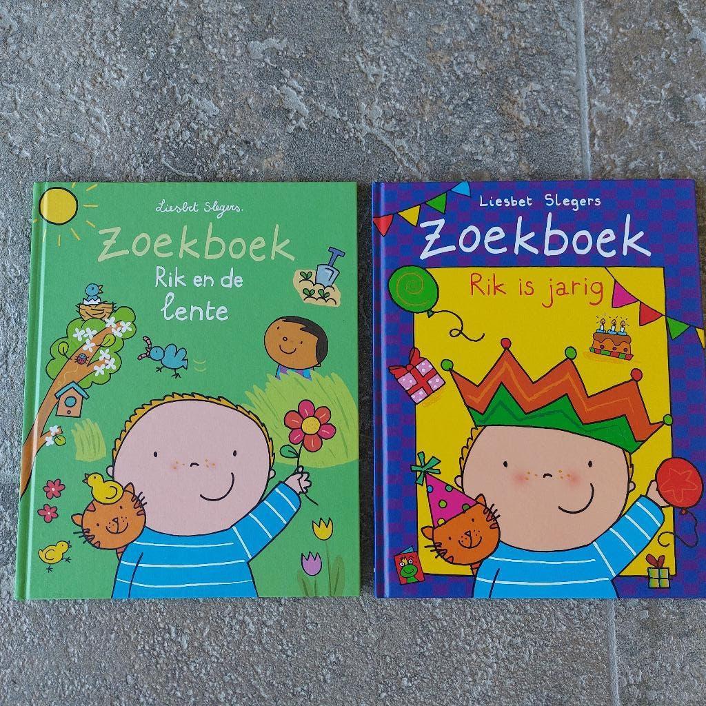 zoekboek Rik en de lente en rik is jarig Liesbet Slegers, Ophalen of Verzenden, Nieuw