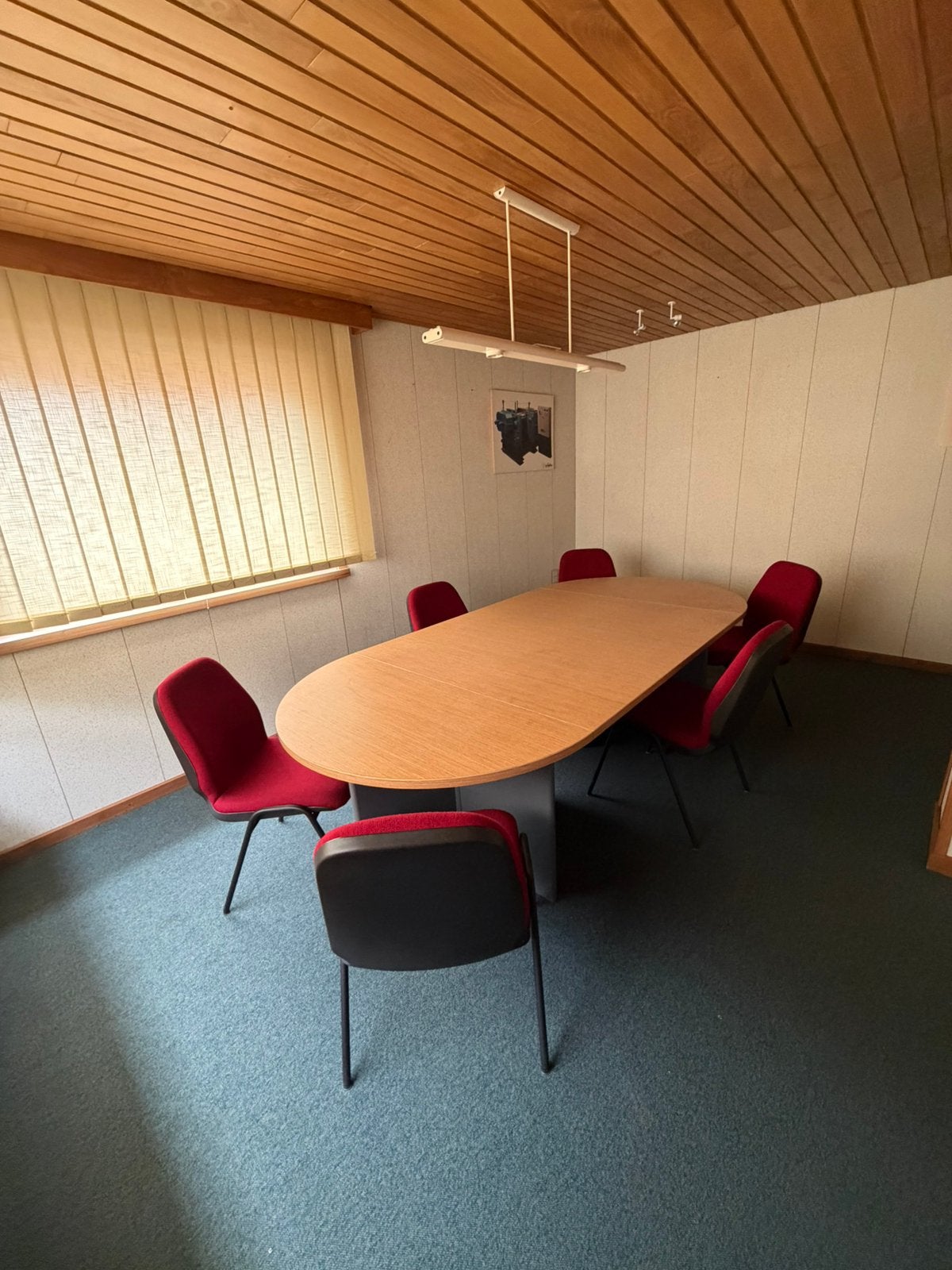 Grote tafel met 6 stoelen, Ophalen