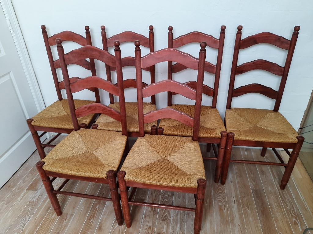 stoelen eetkamer, Autres couleurs, Enlèvement, Osier ou Rotin, Cinq, Six Chaises ou plus