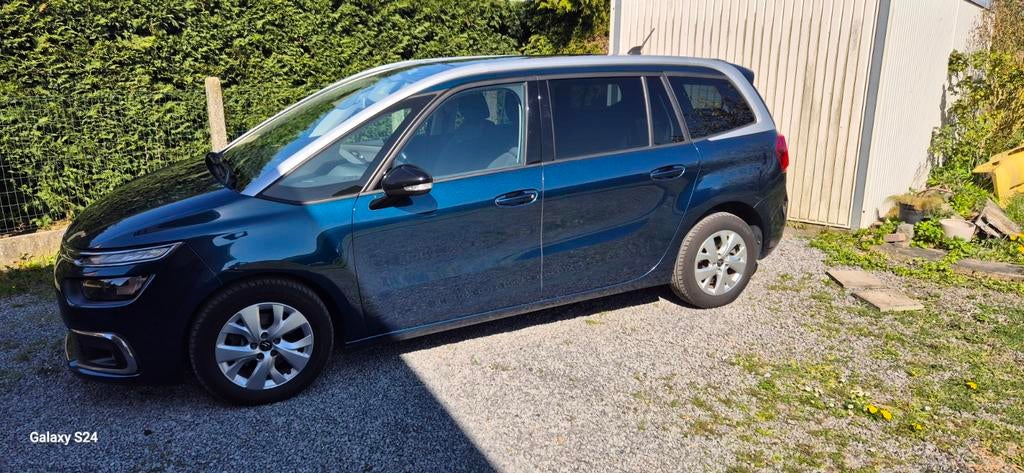 Citroen grand c4 spacetourer, Auto's, Voorwielaandrijving, Blauw, 7 zetels, 5 deurs
