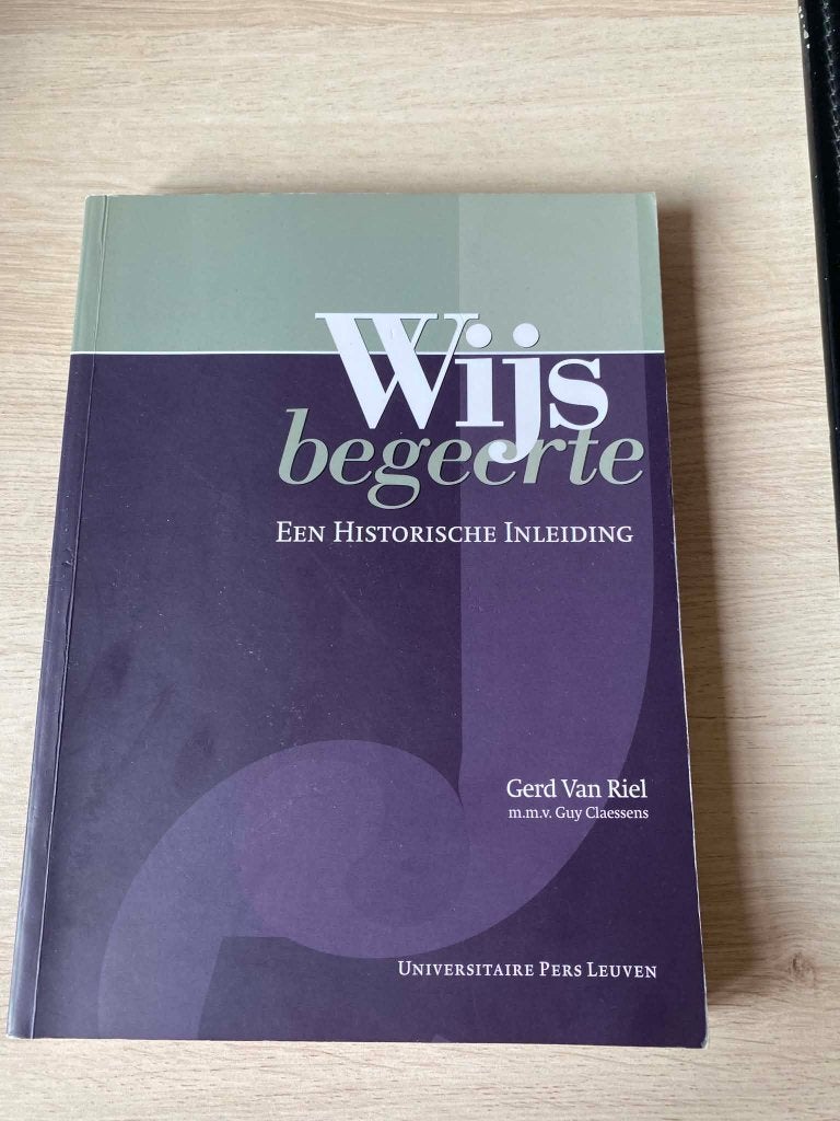wijsbegeerte een historische inleiding, Boeken, Filosofie, Ophalen, Zo goed als nieuw, Wijsbegeerte of Ethiek