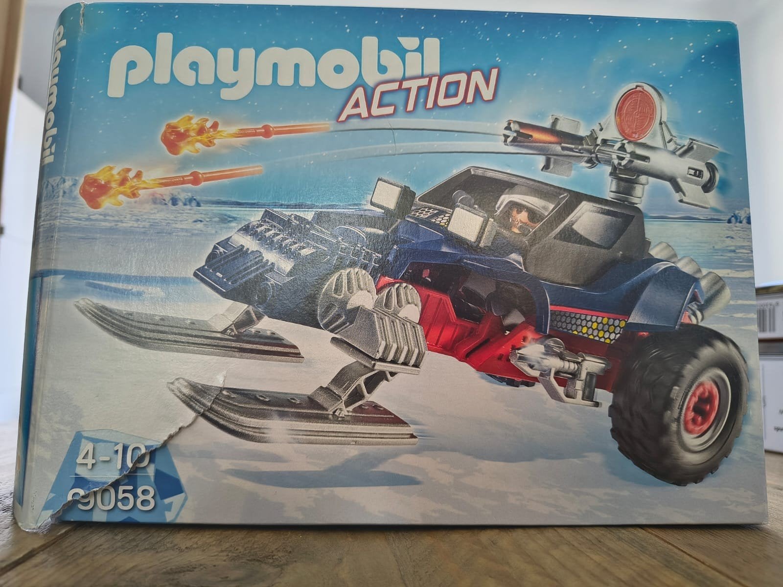 Playmobil Action sneeuwscooter 9058, Kinderen en Baby's, Speelgoed | Playmobil, Ophalen