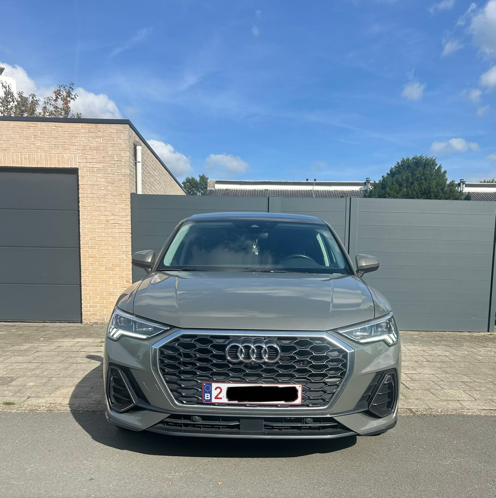 Audi Q3 Sportback | 2.0 TDI | Met Keuring, Autos, Cuir, Argent ou Gris, Entretenue par le concessionnaire, Noir