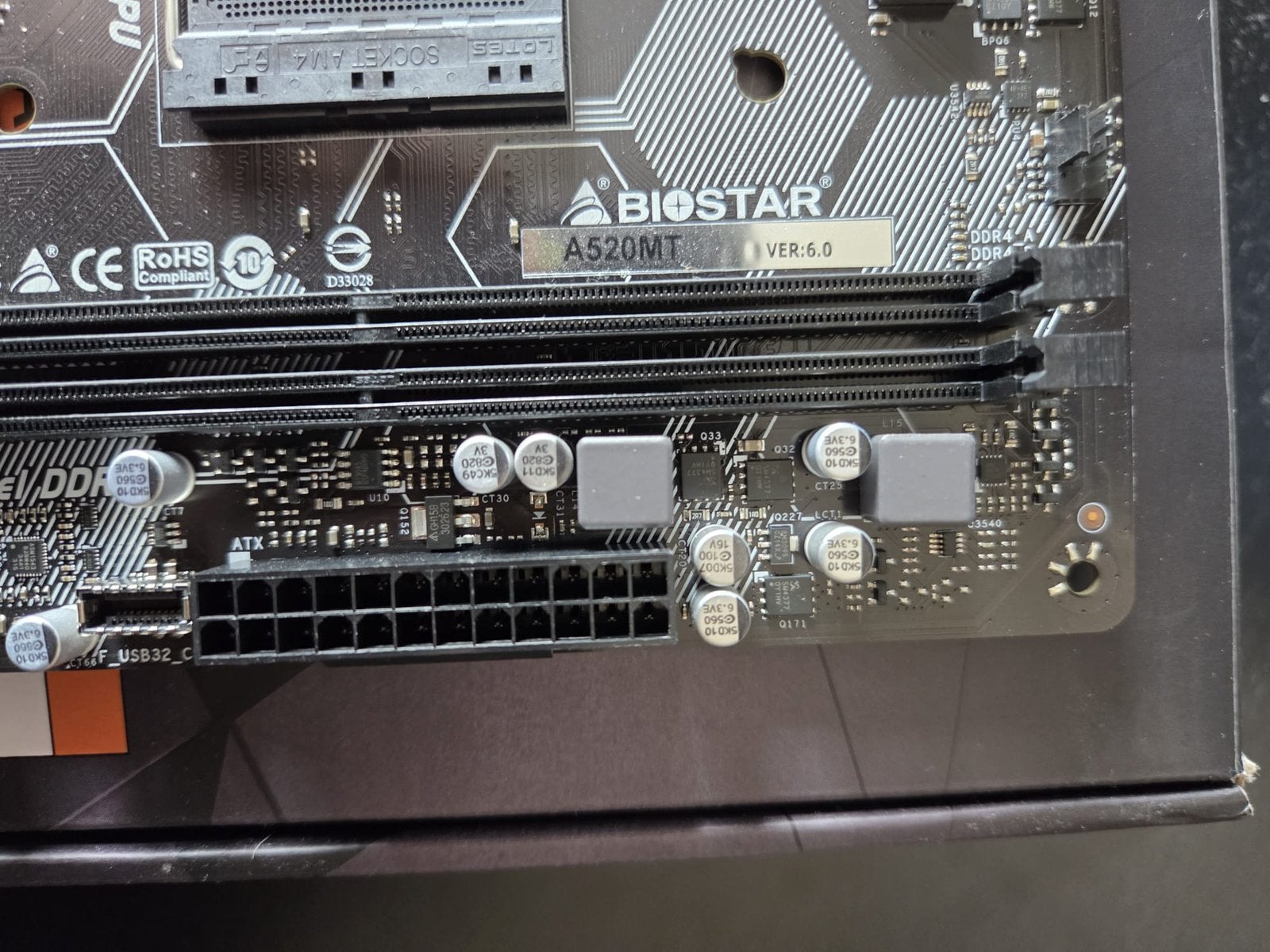 Biostar A520MT moederbord, Computers en Software, Moederborden, Ophalen, Gebruikt, AMD, DDR4