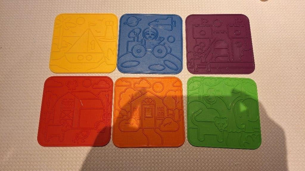 Tupperware stencil set 2171 tot 2176, Ophalen of Verzenden, Gebruikt